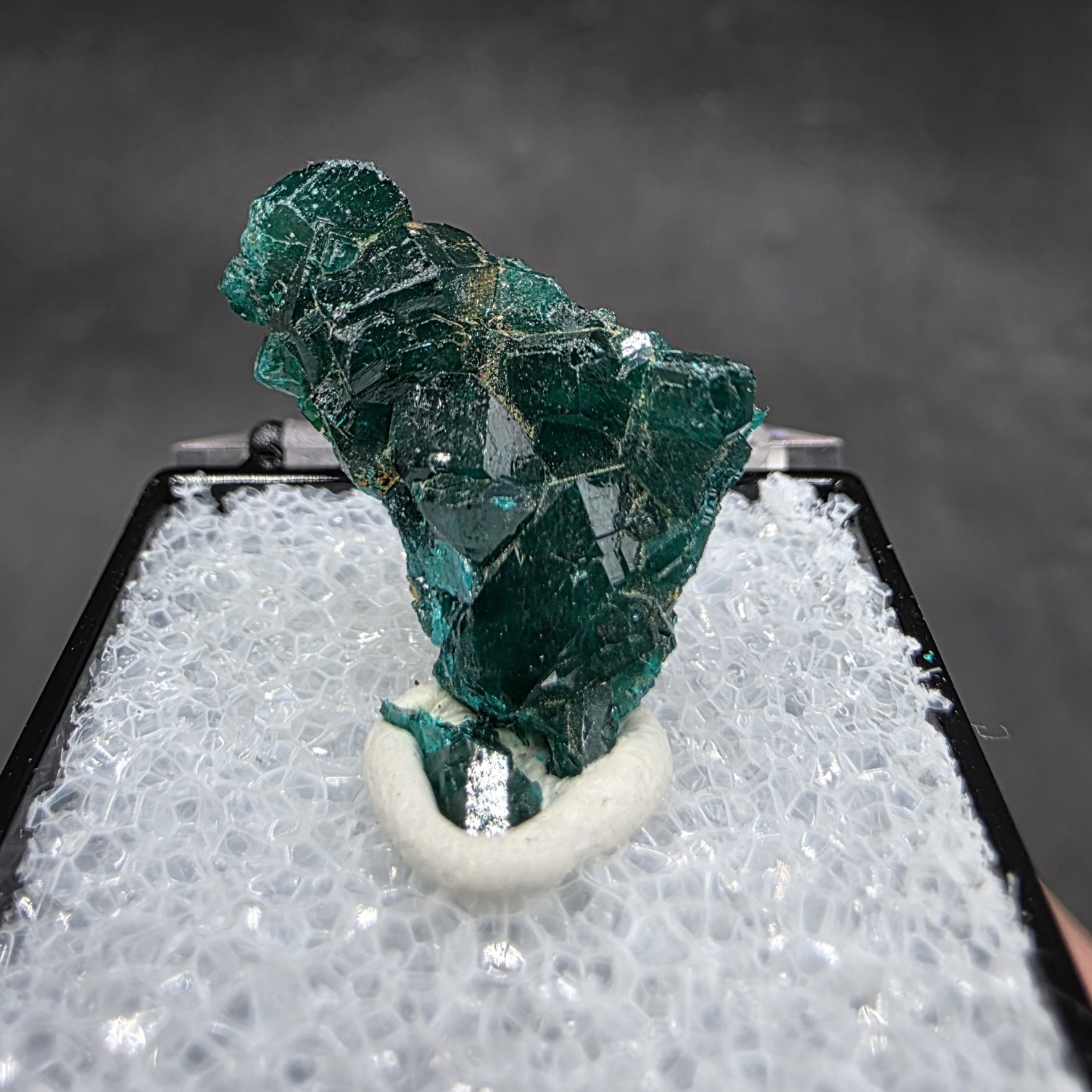 Dioptase Thumbnail | Reneville Mine, Pool Department, Republic of the Congo | CuSiO2(OH)2 | Dioptase Specimen - Image 2