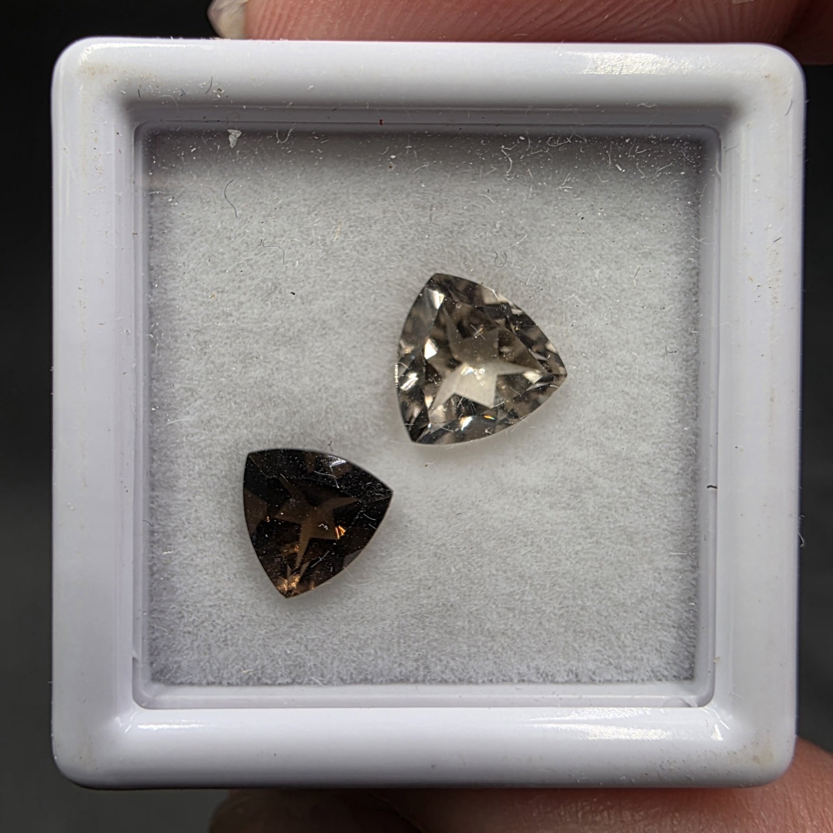 Smoky Quartz Facet Set | Brazil | SiO2 | Faceted Smoky Quartz - Image 2