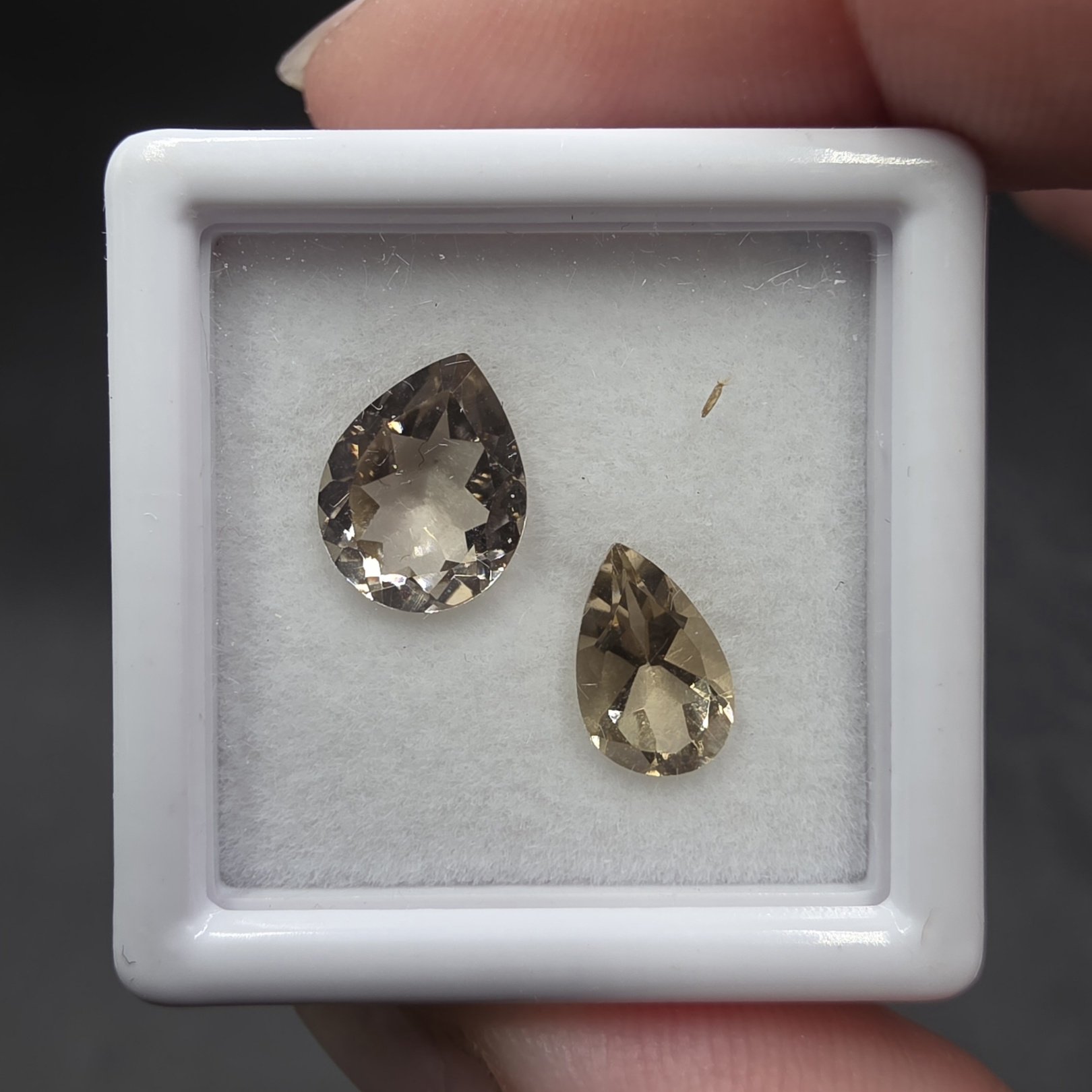 Smoky Quartz Facet Set | Brazil | SiO2 | Faceted Smoky Quartz - Image 3