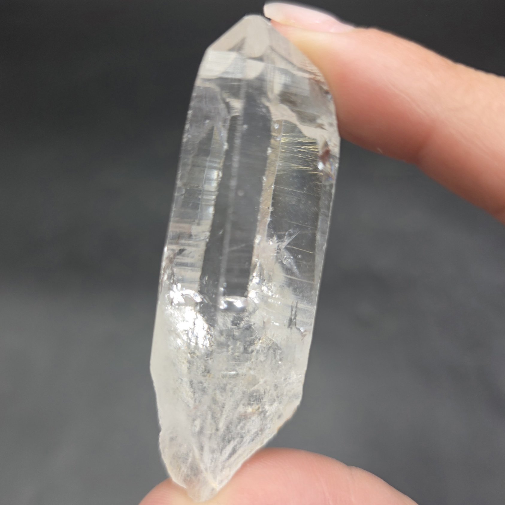 Lemurian Quartz | Colombia | SiO2 | Lemurian Quartz Specimen - Image 3