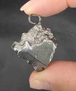 Alternative view of Meteorite Pendant | Aletai, China | 92.9% Fe, 6.7% Ni, 0.4% Co | Meteorite Specimen