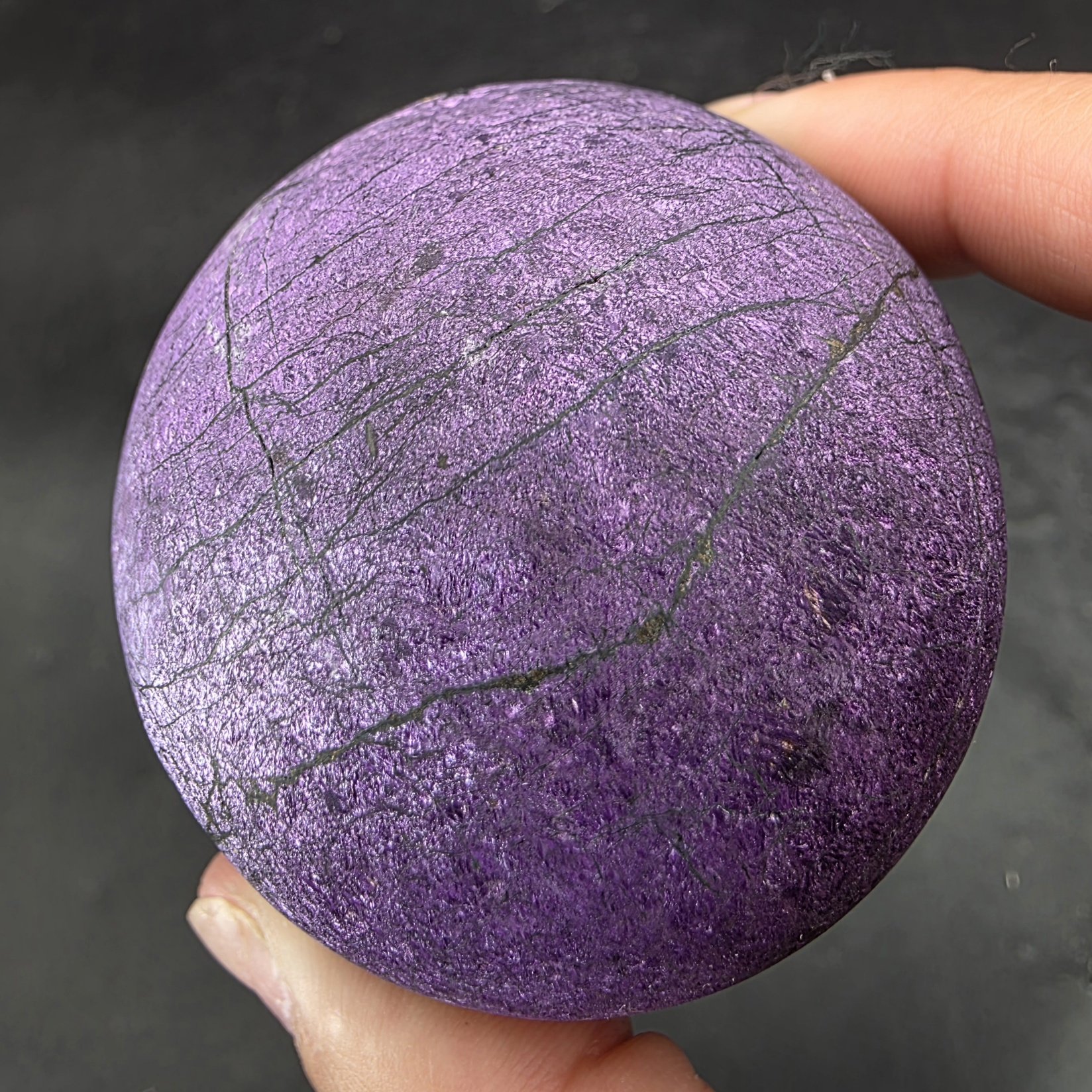 Purpurite Sphere ~60mm | Brazil | Mn+++PO4 | Shaped Purpurite