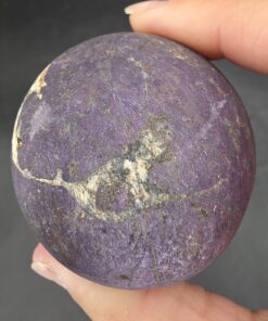 Alternative view of Purpurite Sphere ~60mm | Brazil | Mn+++PO4 | Shaped Purpurite