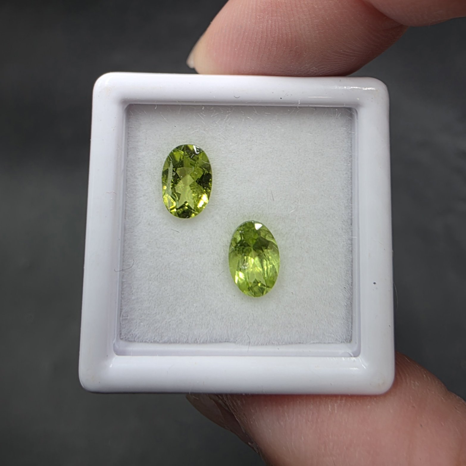 Peridot Facet Set | Sapat Gali, Manshera District, Khyber Pakhtunkwa, Pakistan | (Mg,Fe)₂SiO₄ | Faceted Peridot - Image 3