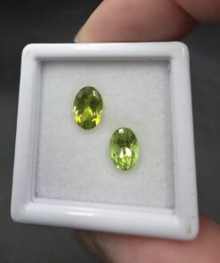 Peridot Facet Set | Sapat Gali, Manshera District, Khyber Pakhtunkwa, Pakistan | (Mg,Fe)₂SiO₄ | Faceted Peridot
