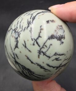 Dendritic Opal Sphere ~60mm | Laos | SiO2 · nH2O | Polished Dendritic Opal