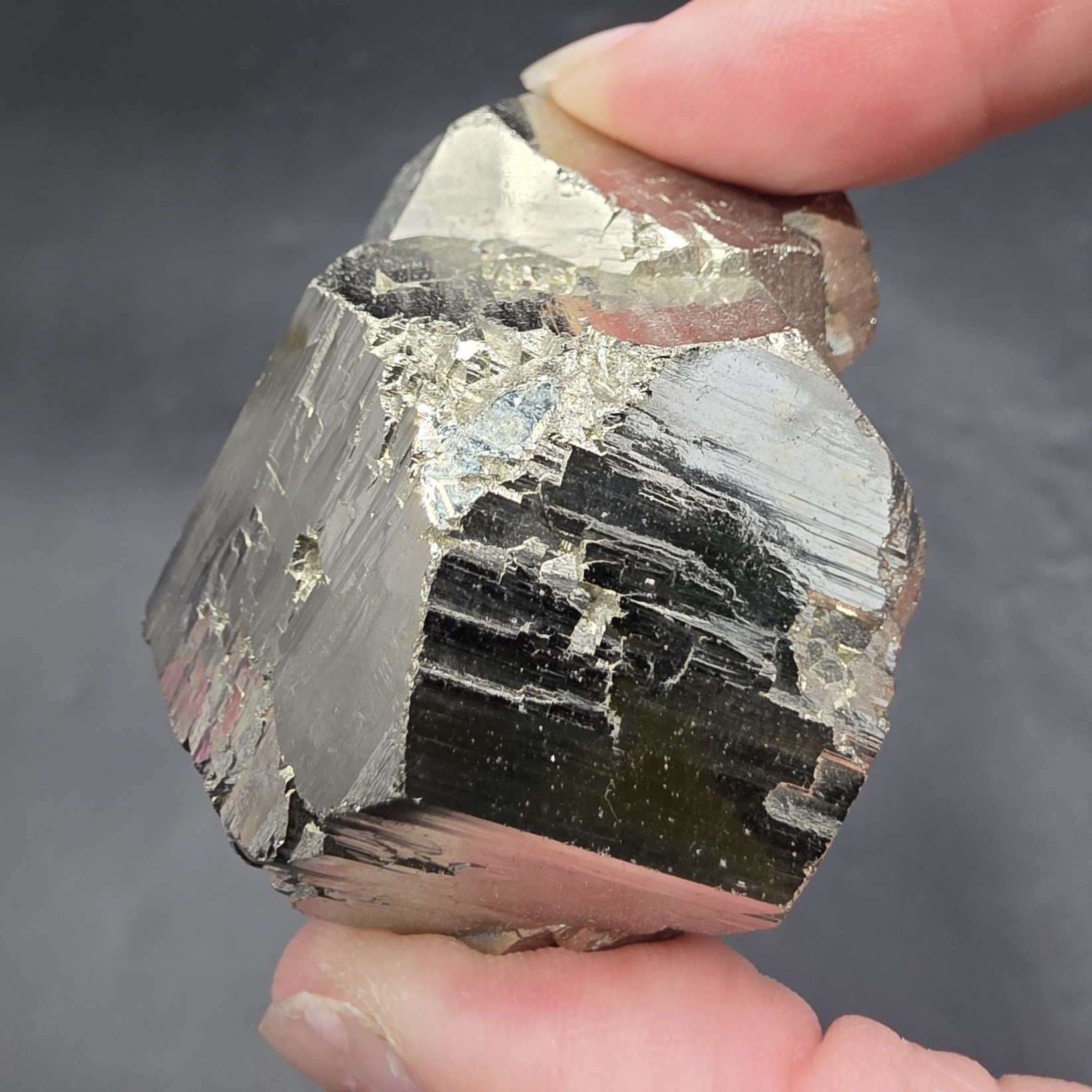 Pyrite | Huanzala Mine, Bolognesi District, Ancash Department, Peru | FeS2 | Pyrite Specimen - Image 2