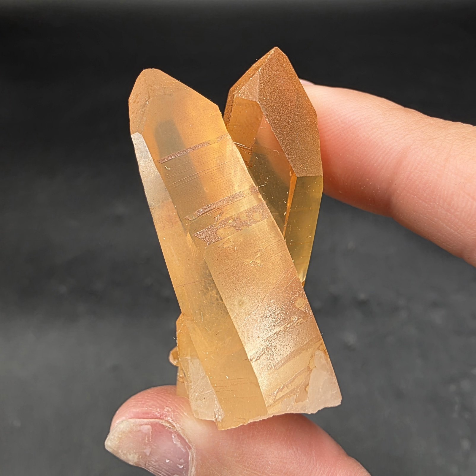Tangerine Quartz | Brazil | SiO2 | Tangerine Quartz Specimen