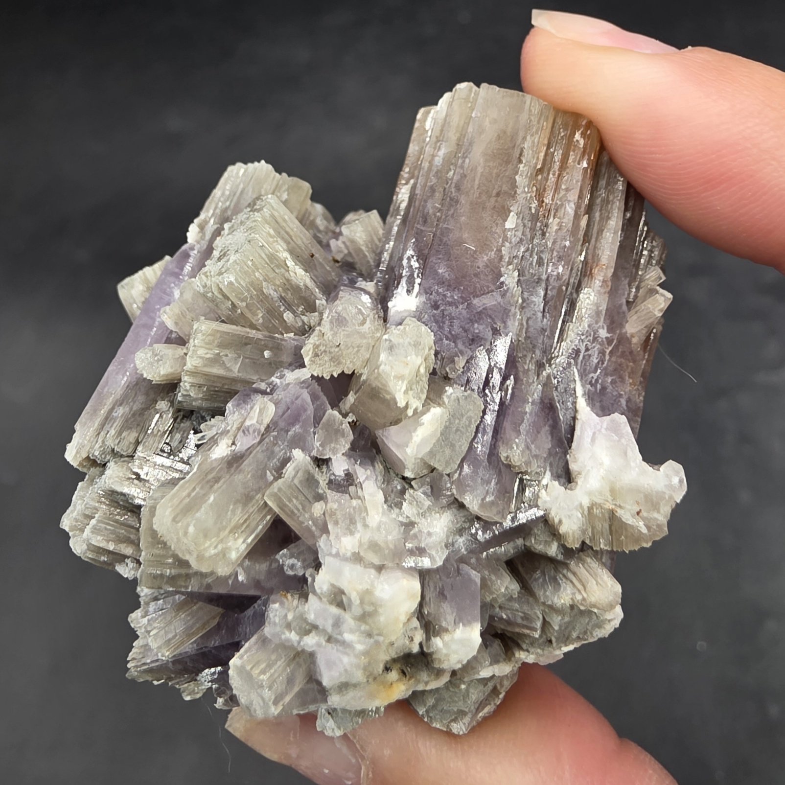 Purple Aragonite | Spain | CaCO3 | Purple Aragonite Specimen - Image 2