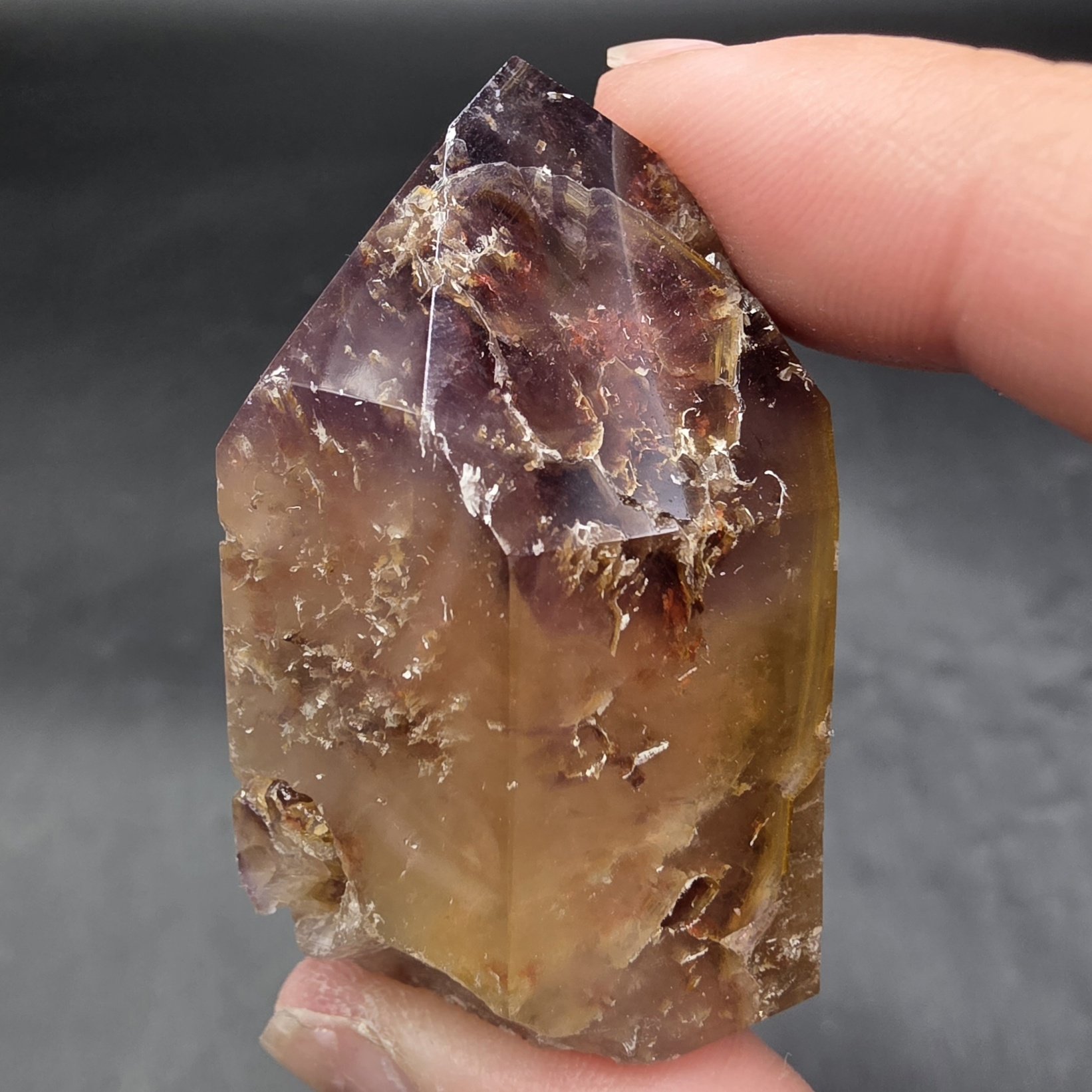Hematite Included Quartz | Brazil | SiO2 | Hematite in Quartz
