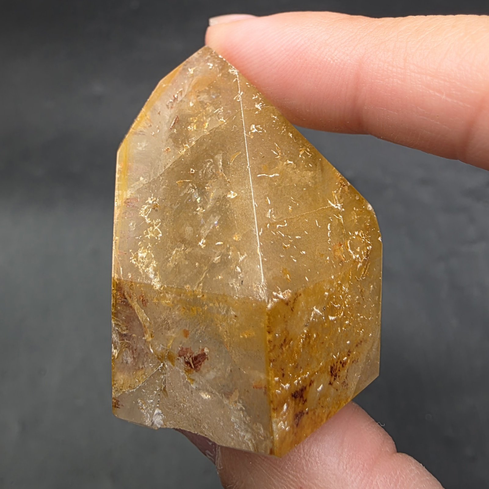 Hematite Included Quartz | Brazil | SiO2 | Hematite in Quartz - Image 2