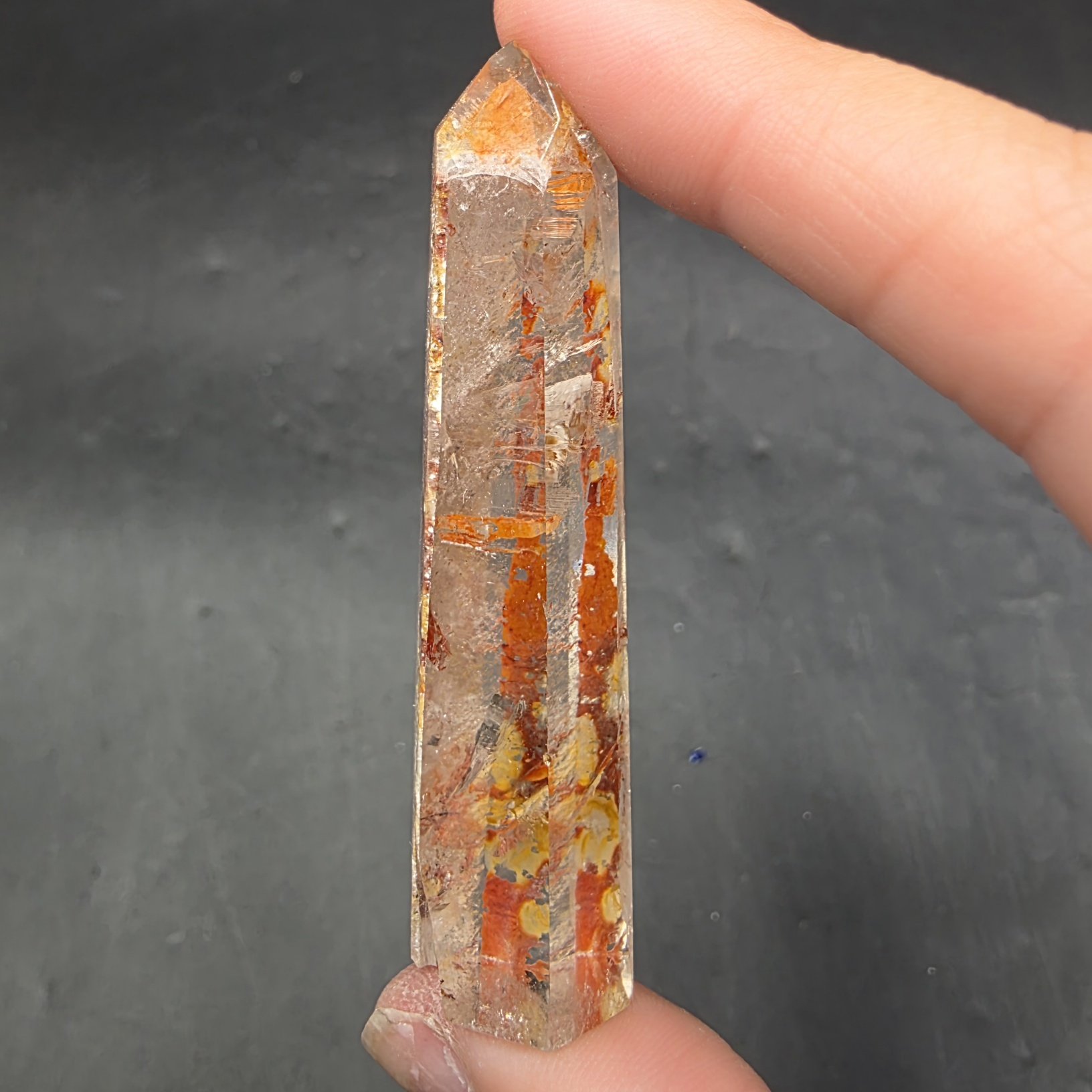 Hematite Included Quartz | Brazil | SiO2 | Hematite in Quartz - Image 4