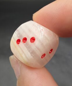 Alternative view of Pink Calcite Dice | Pakistan | CaCO3 | Polished Pink Calcite