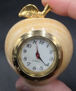 Calcite Apple Clock | Pakistan | CaCO3 | Polished  Calcite