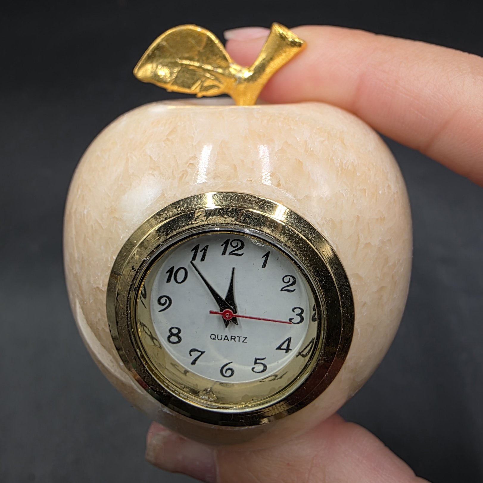 Calcite Apple Clock | Pakistan | CaCO3 | Polished Calcite - Image 3