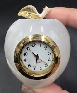 Alternative view of Calcite Apple Clock | Pakistan | CaCO3 | Polished  Calcite