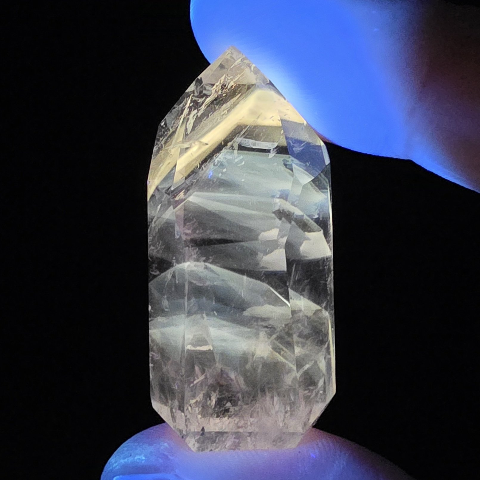 Amethyst with Powellite Tower | Brazil | SiO2 | CaMoO4 | Polished Amethyst - Image 3
