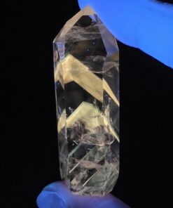 Amethyst with Powellite Tower | Brazil | SiO2 | CaMoO4 | Polished Amethyst
