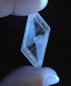 Selenite Rhombohedron | Willow Creek, Nanton, Alberta, Canada | Na2SeO3 | Phosphorescent Selenite Specimen