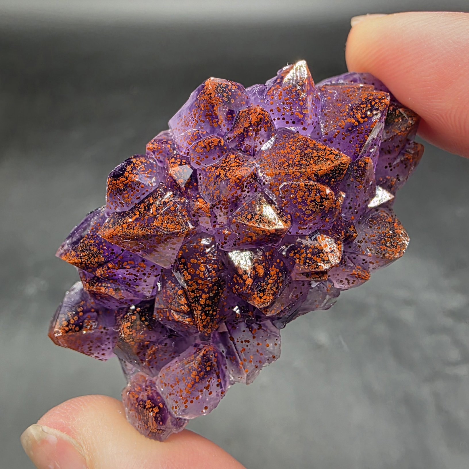Amethyst | Thunder Bay, Ontario, Canada | SiO2 | Hematite Included Amethyst Specimen
