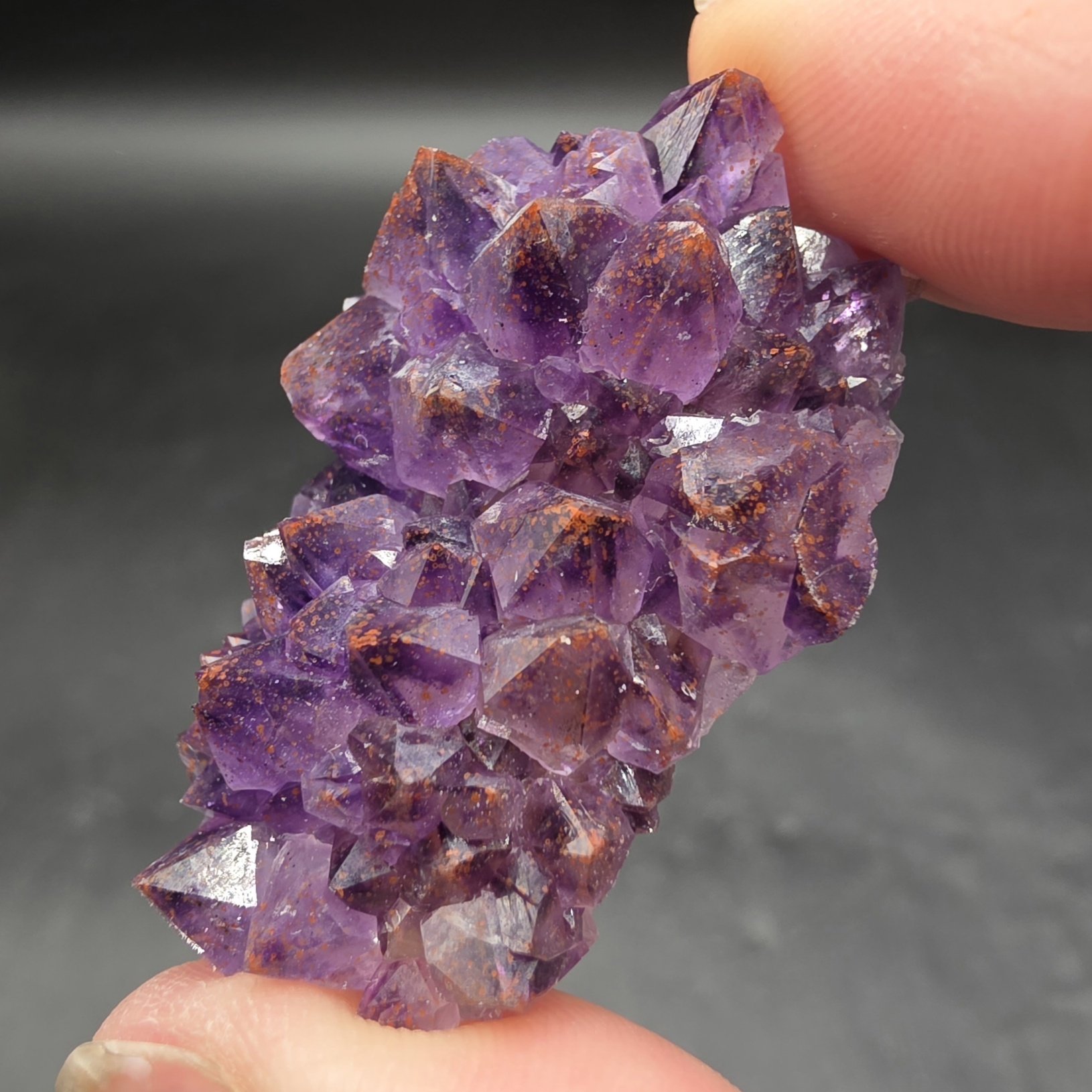 Amethyst | Thunder Bay, Ontario, Canada | SiO2 | Hematite Included Amethyst Specimen - Image 4