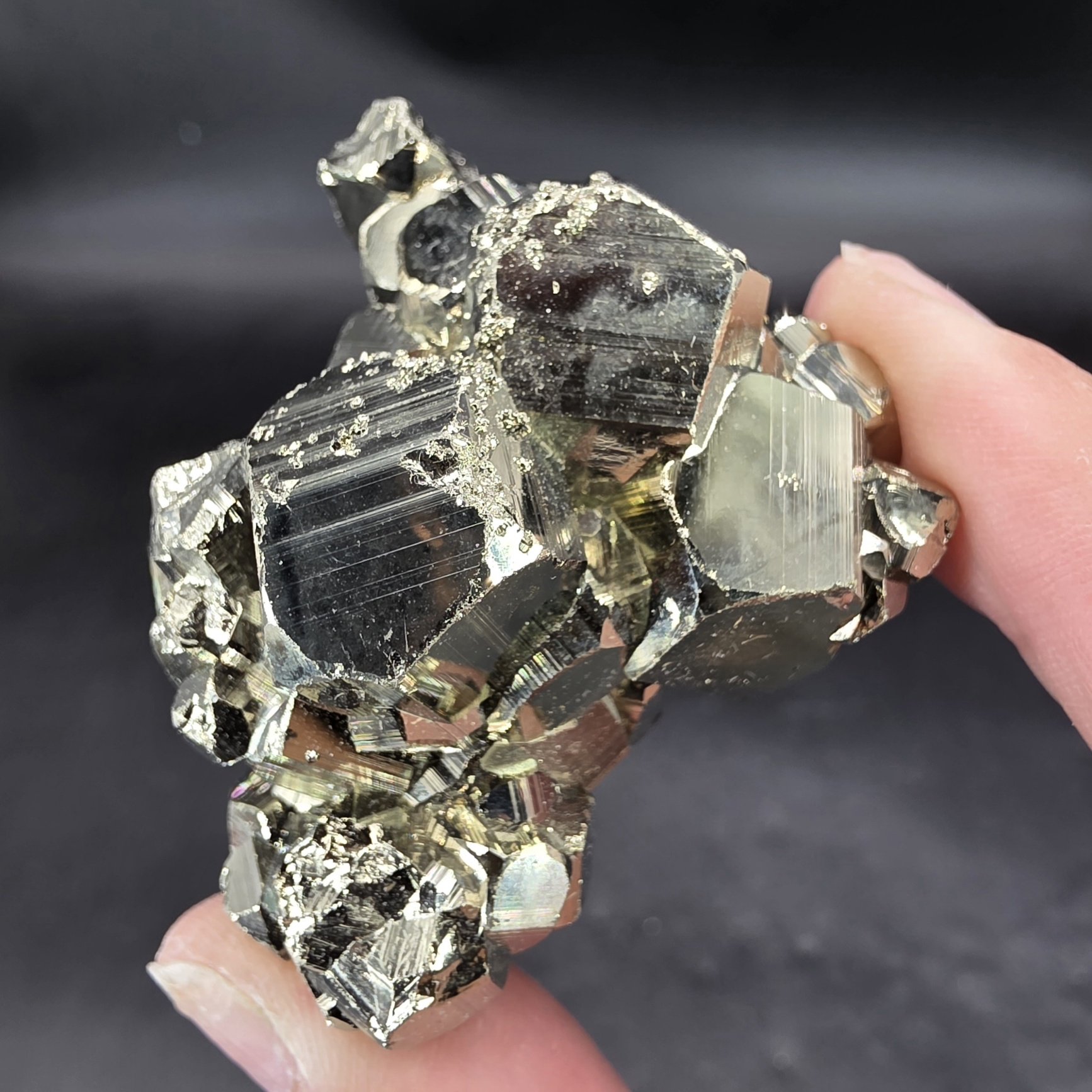 Pyrite | Peru | FeS2 | Dodecahedral & Octahedral Pyrite Specimens