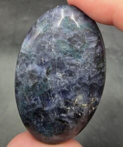 Iolite Palmstone | Tanzania | (Mg,Fe)2Al3(AlSi5O18) | Polished Iolite