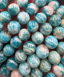 Amazonite Bracelet ~9mm Beads | Russia | KAlSi3O8 | Polished Amazonite