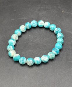 Amazonite Bracelet ~9mm Beads | Russia | KAlSi3O8 | Polished Amazonite - Image 3