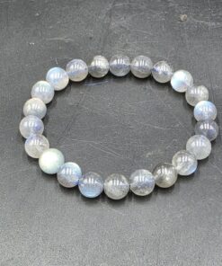 Labradorite Bracelet ~10mm Beads | Madagascar | (Na,Ca)₁₋₂Si₃₋₂ O₈ | Polished Labradorite - Image 4