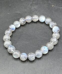 Labradorite Bracelet ~10mm Beads | Madagascar | (Na,Ca)₁₋₂Si₃₋₂ O₈ | Polished Labradorite - Image 3