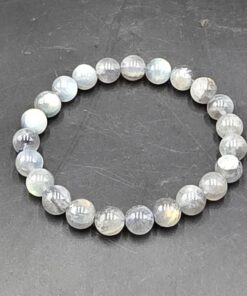 Labradorite Bracelet ~10mm Beads | Madagascar | (Na,Ca)₁₋₂Si₃₋₂ O₈ | Polished Labradorite - Image 5