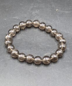 Alternative view of Smoky Quartz Bracelet ~9mm | Brazil | SiO2 | Polished Smoky Quartz