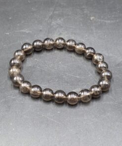 Smoky Quartz Bracelet ~9mm | Brazil | SiO2 | Polished Smoky Quartz - Image 4