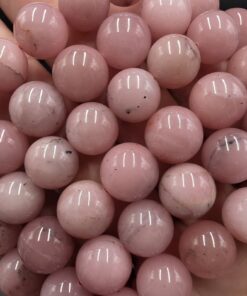 Guava Quartz Bracelet ~11mm Beads | Bahia, Brazil | SiO2 | Polished Guava Quartz