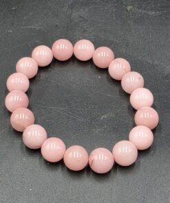 Guava Quartz Bracelet ~11mm Beads | Bahia, Brazil | SiO2 | Polished Guava Quartz - Image 3
