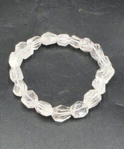 Alternative view of Morganite Bracelet | Pakistan | Be₃Al₂Si₆O₁₈ | Polished Beryl