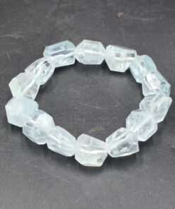 Aquamarine Bracelet | Pakistan | Be₃Al₂SiO₆ | Polished Aquamarine - Image 3