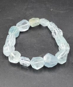 Aquamarine Bracelet | Pakistan | Be₃Al₂SiO₆ | Polished Aquamarine - Image 4