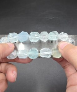Aquamarine Bracelet | Pakistan | Be₃Al₂SiO₆ | Polished Aquamarine - Image 5