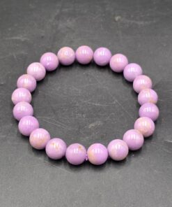 Phosphosiderite Bracelet ~9mm | India | FePO4 · 2H2O | Polished Phosphosiderite - Image 3