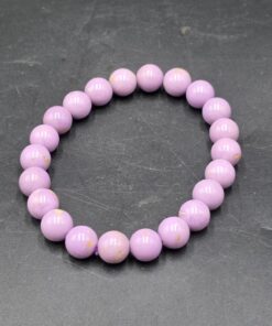 Phosphosiderite Bracelet ~9mm | India | FePO4 · 2H2O | Polished Phosphosiderite - Image 4