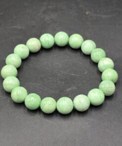 Alternative view of Variscite Bracelet ~7mm | Inner Mongolia | AlPO4 · 2H2O | Polished Variscite