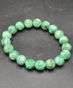 Variscite Bracelet ~7mm | Inner Mongolia | AlPO4 · 2H2O | Polished Variscite - Image 4