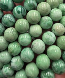 Variscite Bracelet ~7mm | Inner Mongolia | AlPO4 · 2H2O | Polished Variscite