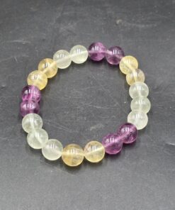 Rainbow Fluorite Bracelet ~10mm | China | CaF2 | Polished Rainbow Fluorite - Image 3