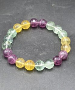 Rainbow Fluorite Bracelet ~10mm | China | CaF2 | Polished Rainbow Fluorite - Image 5