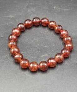 Hessonite Garnet Bracelet ~10mm | China | X3Z2(SiO4)3 | Polished Garnet - Image 3