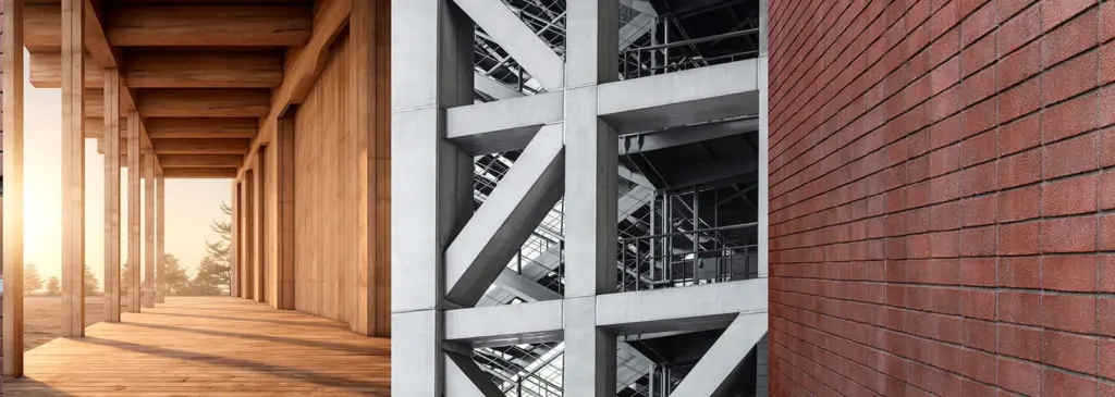 Ladrillo, hormigón, steel frame y madera: los criterios que importa comparar