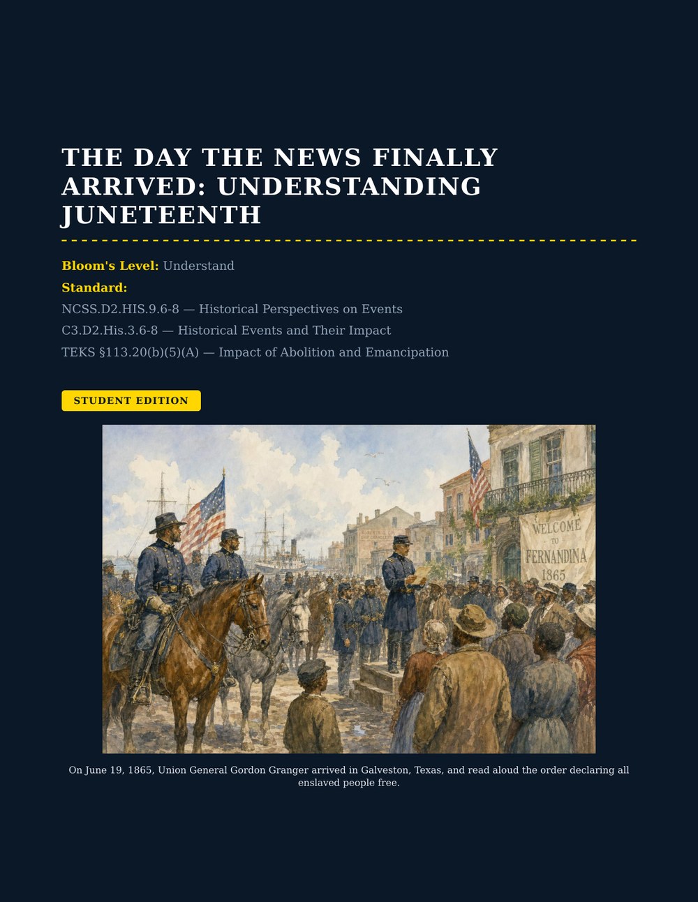 The Day the News Finally Arrived: Understanding Juneteenth